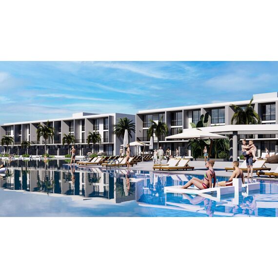 Apartment 2-room 1+1 by the sea in Iskele Cyprus area 81m² 1 floor, 3 image