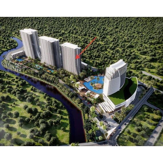 Apartment 2-room 1+1 by the sea in Iskele Cyprus area 64m² 4 floor, 13 image