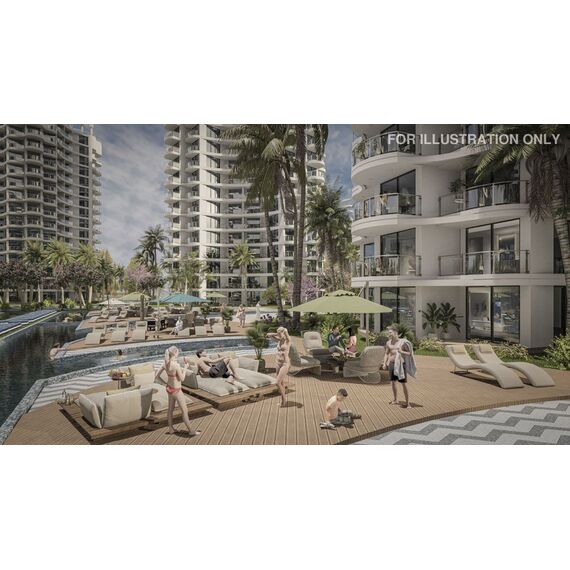 Apartment 1-room 1+0 studio by the sea in Iskele Cyprus area 52m² 6 floor, 12 image