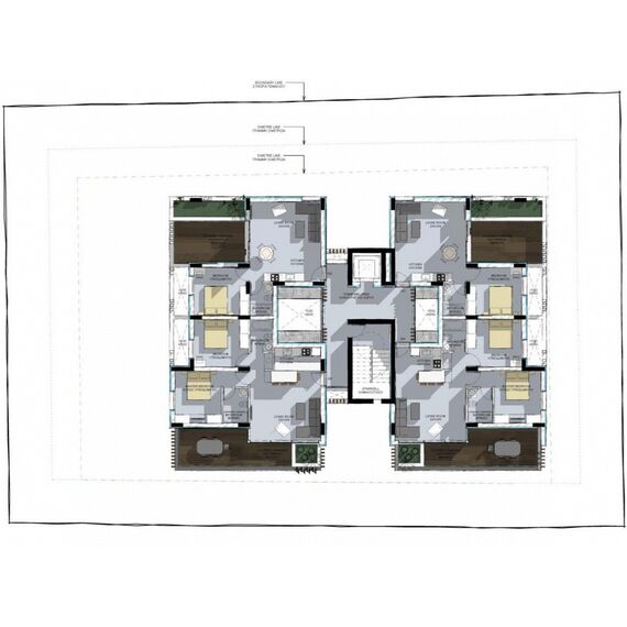Квартира 2-комнатная 1+1 в Пафосе (центр) площадь 67м² 2 этаж, изображение 4
