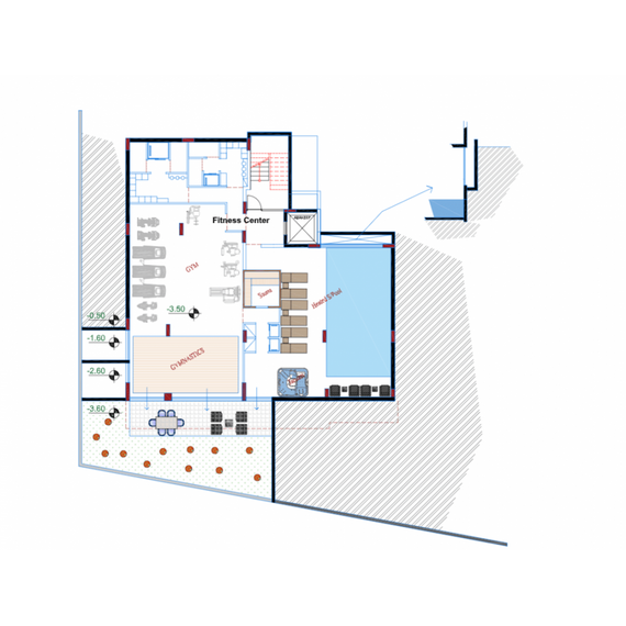 Квартира 3-комнатная 2+1 в Пафосе (центр) площадь 98м² 3 этаж, изображение 9