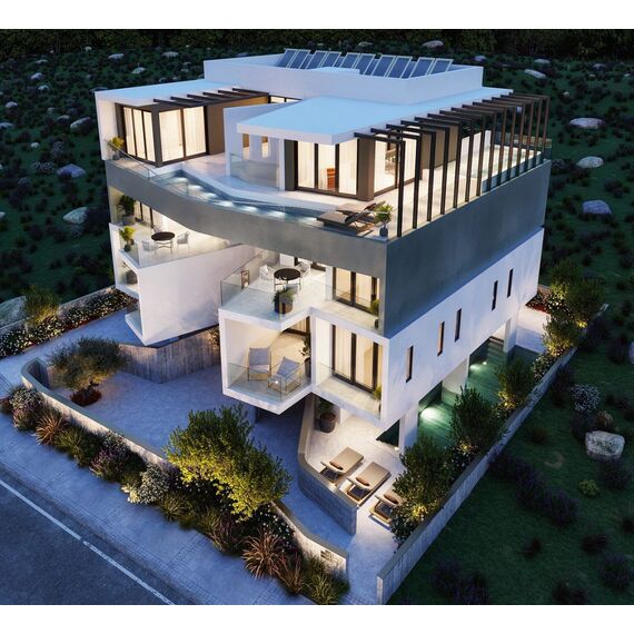 Квартира 3-комнатная 2+1 у моря в Като Пафос (Като Пафос) площадь 153м² 4 этаж, изображение 8