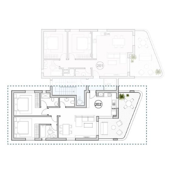 Apartment 3-room 2+1 in Limassol Cyprus area 126m² 3 floor, 3 image