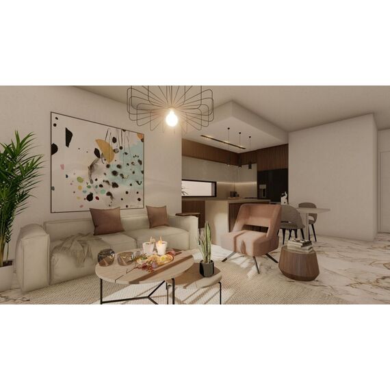 Квартира 3-комнатная 2+1 в Пафосе (центр) площадь 89м² 3 этаж, изображение 2