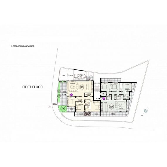 Apartment 4-room 3+1 in Paphos (downtown) Cyprus area 187m² 2 floor, 8 image