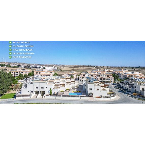 Apartment 3-room 2+1 in Larnaca Cyprus area 69m² 2 floor