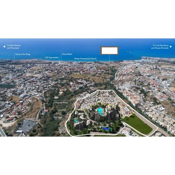 Apartment 3-room 2+1 by the sea in Paphos (downtown) (Paphos) Cyprus area 98m² , 10 image