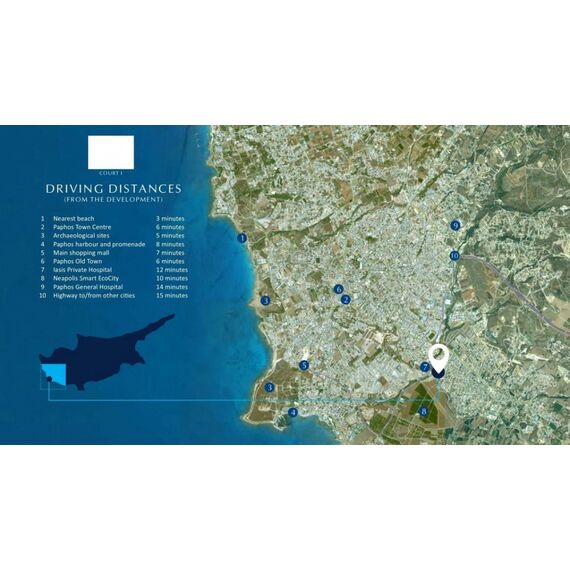 Apartment 3-room 2+1 by the sea in Paphos (downtown) (Paphos) Cyprus area 106m² , 3 image