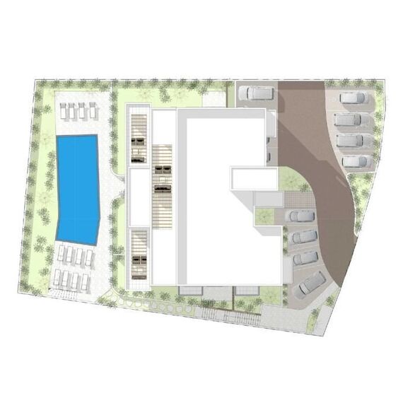 Apartment 3-room 2+1 by the sea in Paphos (downtown) (Paphos) Cyprus area 106m² , 4 image