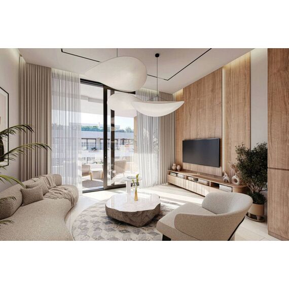 Квартира 1-комнатная студия 1+0 в Ларнаке площадь 59м², изображение 2