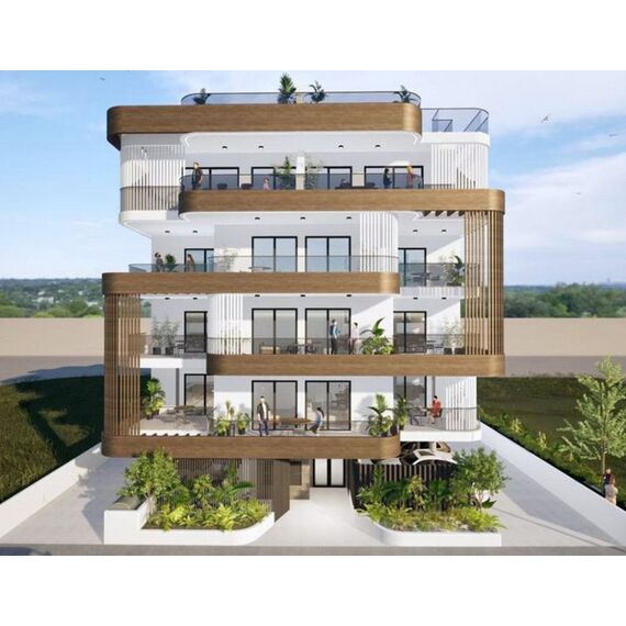 Квартира 1-комнатная студия 1+0 в Ларнаке площадь 69.8м², изображение 2