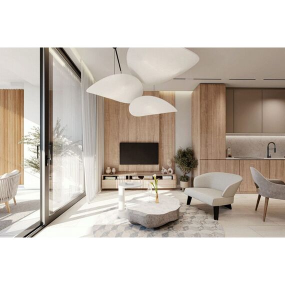 Квартира 1-комнатная студия 1+0 в Ларнаке площадь 59м², изображение 5