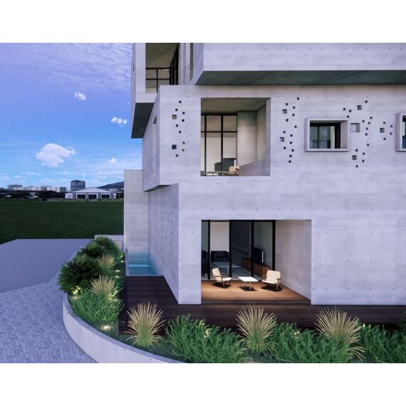 Apartment 5-room 4+1 by the sea in Kato Paphos (Kato Paphos) Cyprus area 105.5m² 2 floor