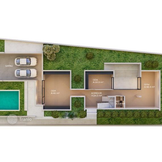 Вилла в центре Кирении площадь 521м², изображение 4