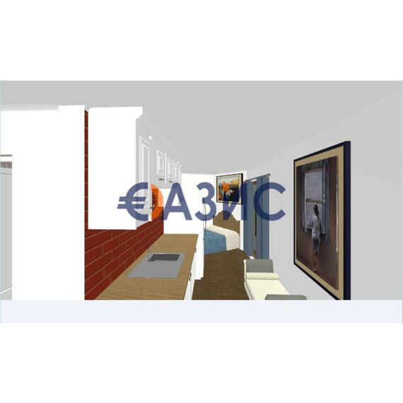 Квартира 1-комнатная в Несебре (Солнечный Берег) площадь 47.4м² 6 этаж, изображение 10