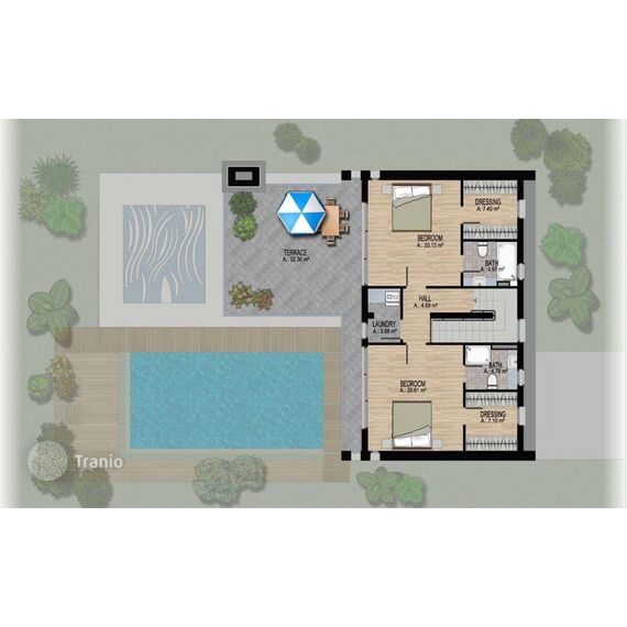 Villa in Esentepe (Esentepe) Cyprus area 157m² 2 floors, 7 image