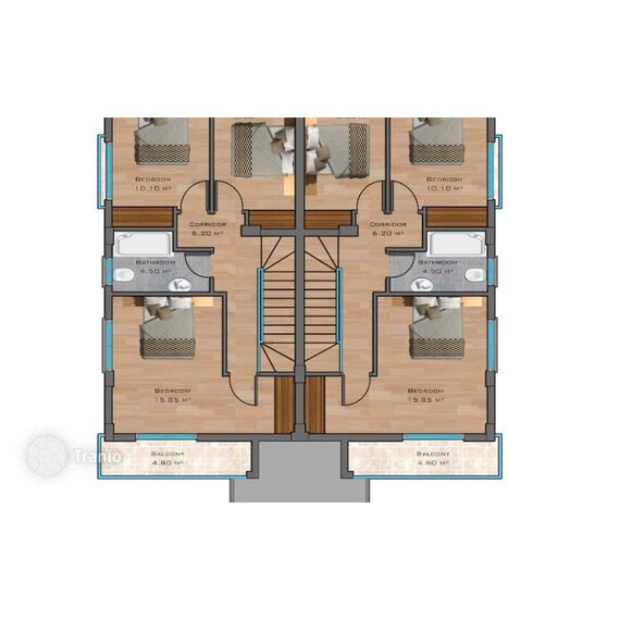 Townhouse in Iskele (Trikomo) Cyprus area 126m² 3 floors, 9 image