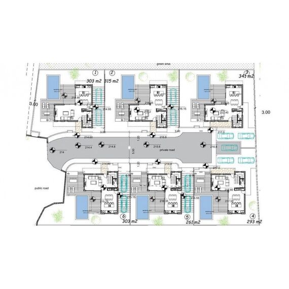 Вилла в Пафосе (центр) площадь 187м², изображение 17