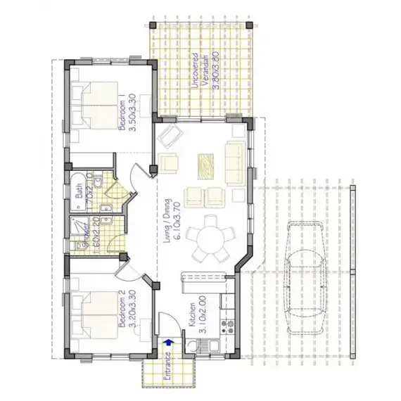 Вилла в Пафосе (центр) (Пафос) площадь 80м², изображение 9