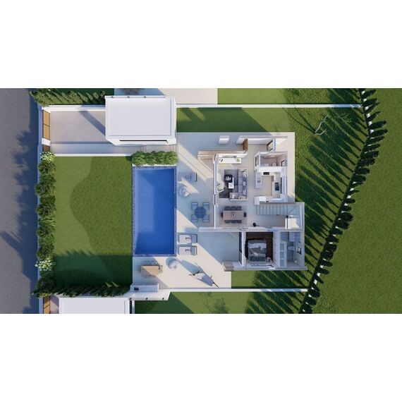 Villa by the sea in Paphos (downtown) (Paphos) Cyprus area 200m² 2 floors, 6 image