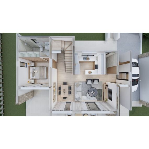 Villa by the sea in Paphos (downtown) (Paphos) Cyprus area 210m² , 8 image