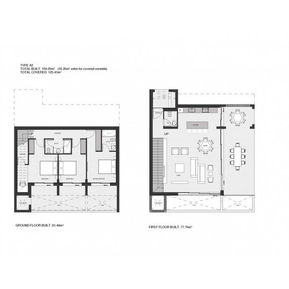 Villa in the mountains in Paphos (downtown) Cyprus area 206m² 2 floors, 3 image