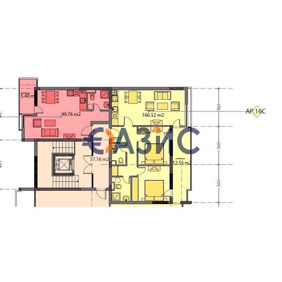 Apartment 3-room 2+1 in Nesebar (Ravda) Bulgaria area 166.6m² 5 floor, 10 image