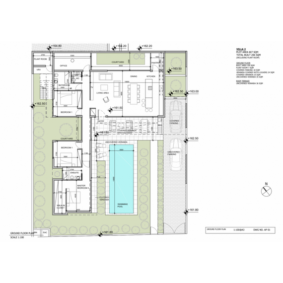 Вилла в Пафосе (центр) площадь 322м² 2-этажный