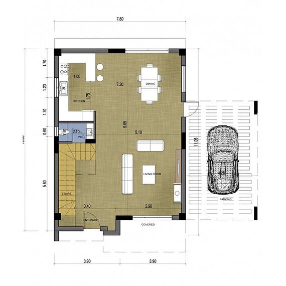 Вилла у моря в Пафосе (центр) площадь 200м² 2-этажный, изображение 8
