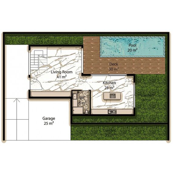 Villa by the sea in Iskele Cyprus area 311m² , 12 image