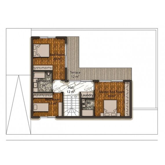 Вилла у моря в Искеле площадь 470м², изображение 19