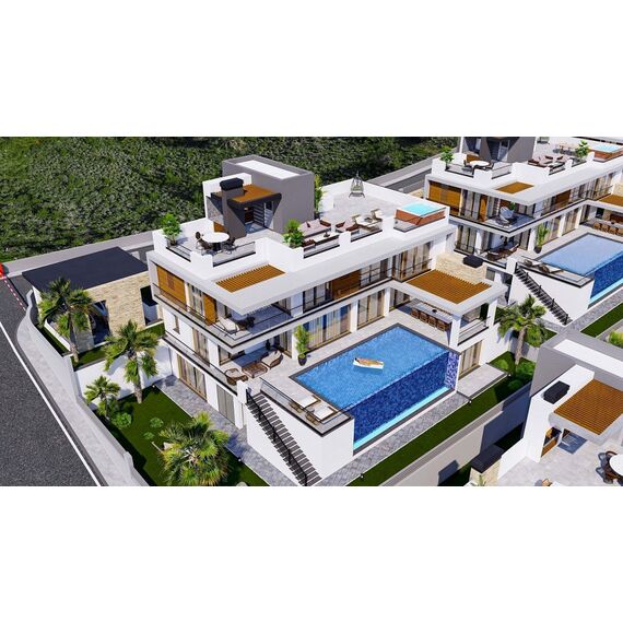 Вилла у моря Лапитос (Лапта) площадь 507м², изображение 15