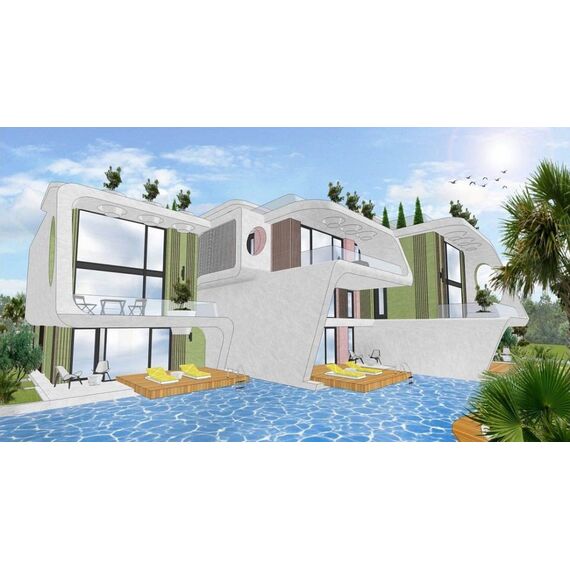 Вилла у моря Лапитос (Лапта) площадь 220м², изображение 14