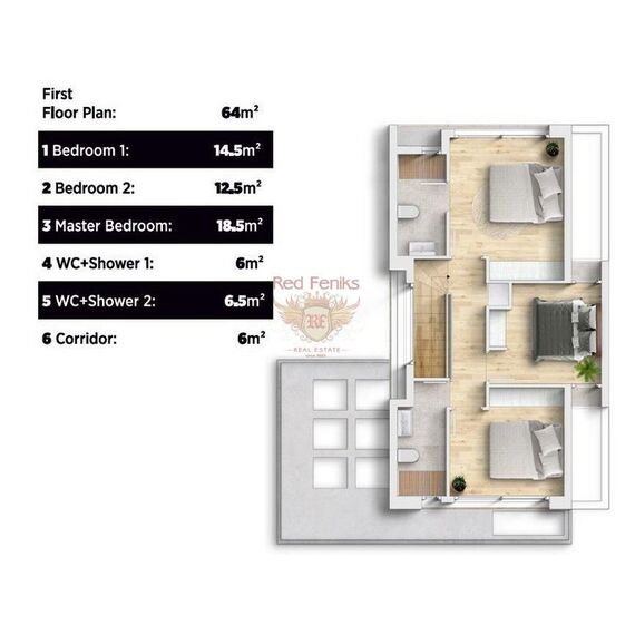 Вилла в центре Кирении площадь 175м², изображение 18