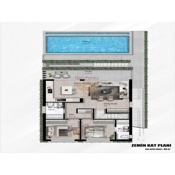 Villa in Kyrenia (downtown) Cyprus area 277m² 2 floors, 13 image