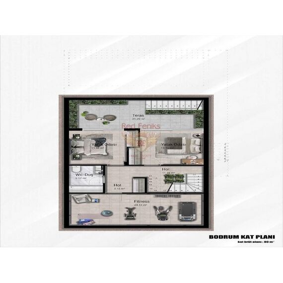Villa in Kyrenia (downtown) Cyprus area 277m² 2 floors, 14 image