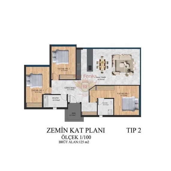 Вилла в центре Кирении площадь 125м², изображение 15