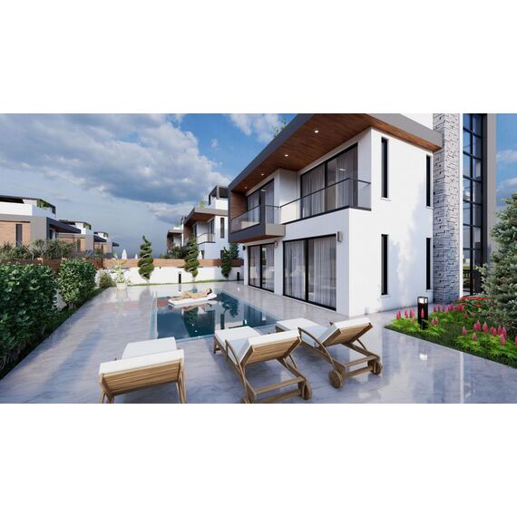 Вилла у моря в Чаталкее (Чаталкой) площадь 344м² 3-этажный, изображение 3