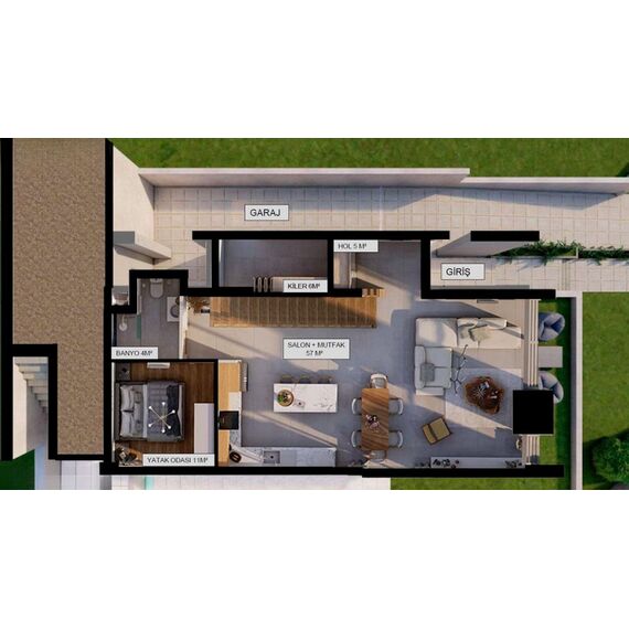 Вилла в горах в центре Кирении площадь 132м² 2-этажный, изображение 15