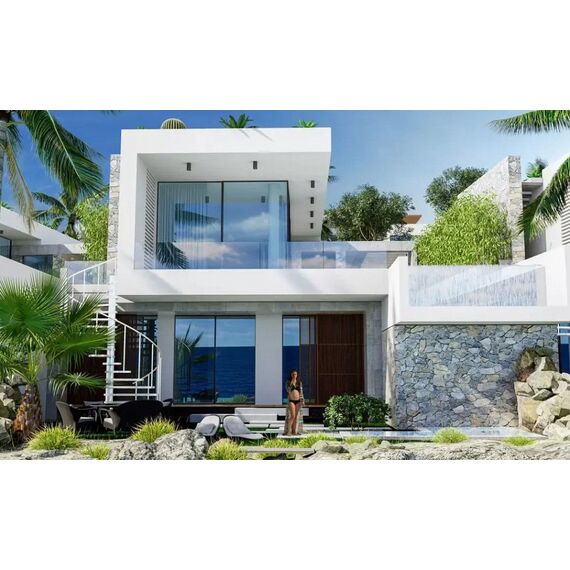 Вилла у моря в Аканту (Татлису) площадь 358м² 3-этажный, изображение 20