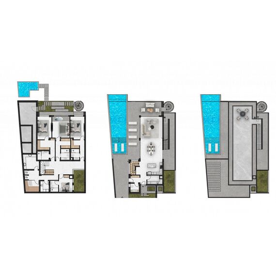 Вилла у моря в Аканту (Татлису) площадь 468м² 2-этажный, изображение 14