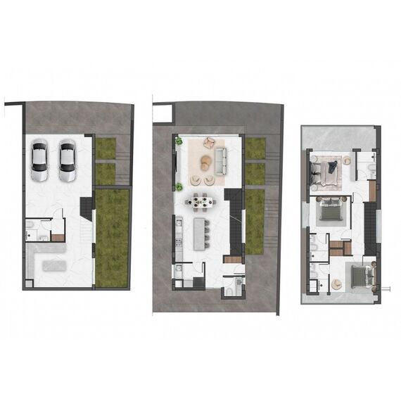 Вилла у моря в Аканту (Татлису) площадь 358м² 3-этажный