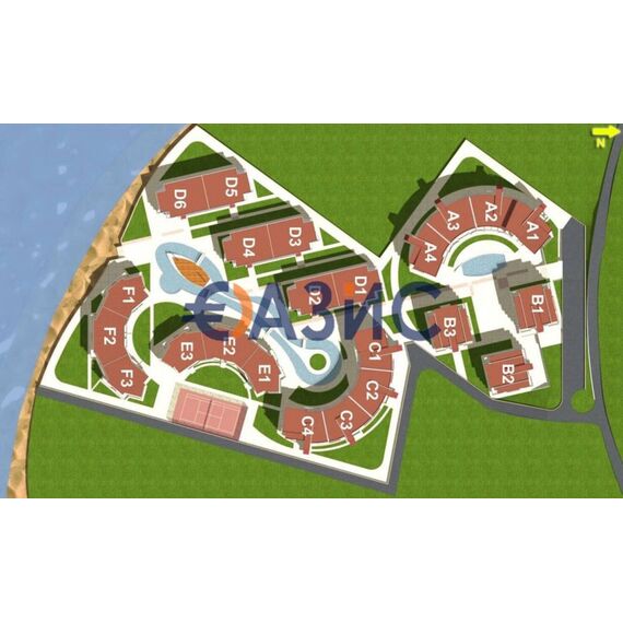 Квартира 2-комнатная 1+1 в Несебре (Елените) площадь 79.9м², изображение 14