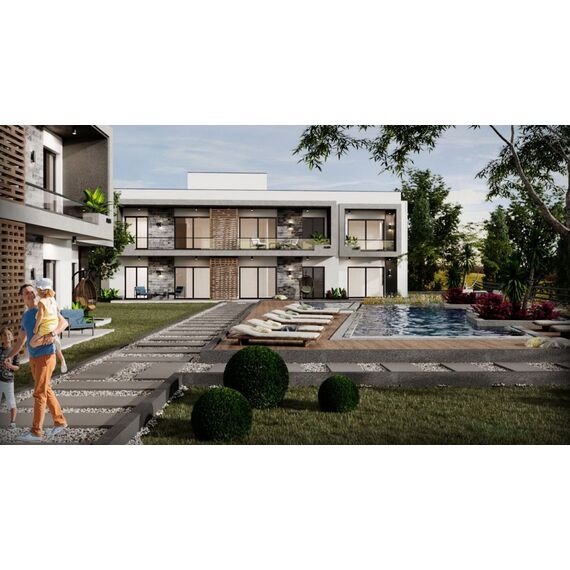 Вилла у моря в центре Кирении площадь 150м² 2-этажный