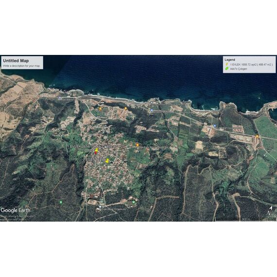 Земля у моря в Эсентепе участок в пригороде 488м², изображение 7