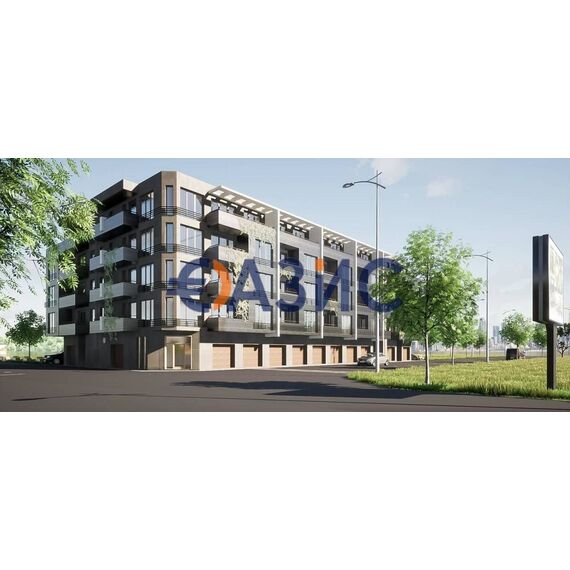 Квартира 1-комнатная в Поморие площадь 48.6м² 3 этаж, изображение 2