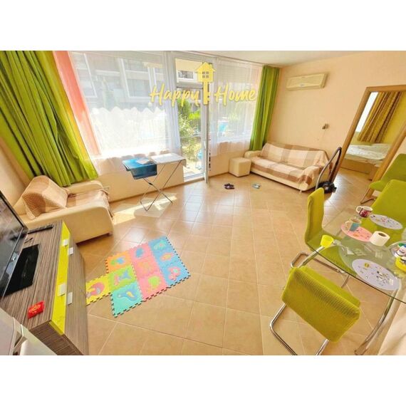 Apartment 2-room 1+1 by the sea in Nesebar (Sunny Beach) Bulgaria area 78m² 1 floor
