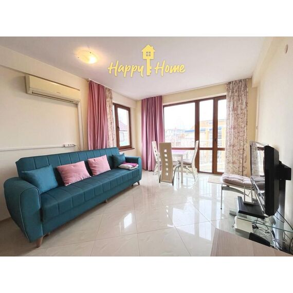 Apartment 2-room 1+1 by the sea in Nesebar (Ravda) Bulgaria area 50m² 4 floor, 2 image
