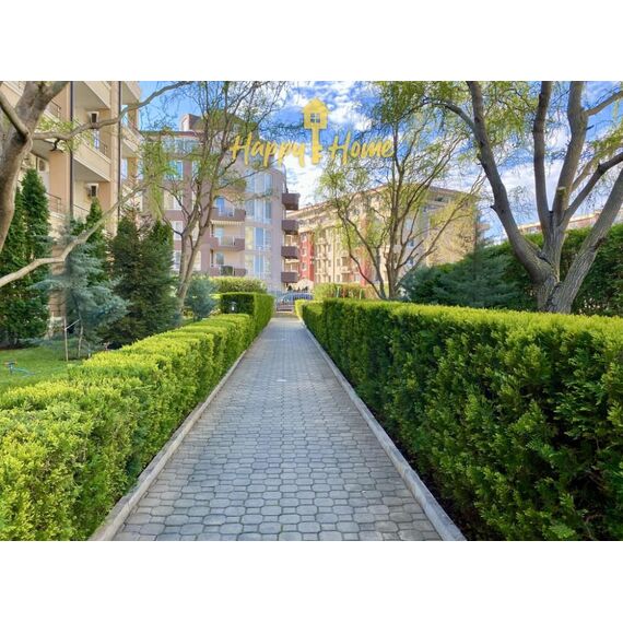 Apartment 2-room 1+1 by the sea in Nesebar (Sunny Beach) Bulgaria area 54m² 2 floor