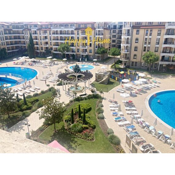 Apartment 2-room 1+1 by the sea in Nesebar (Sunny Beach) Bulgaria area 61m² 3 floor